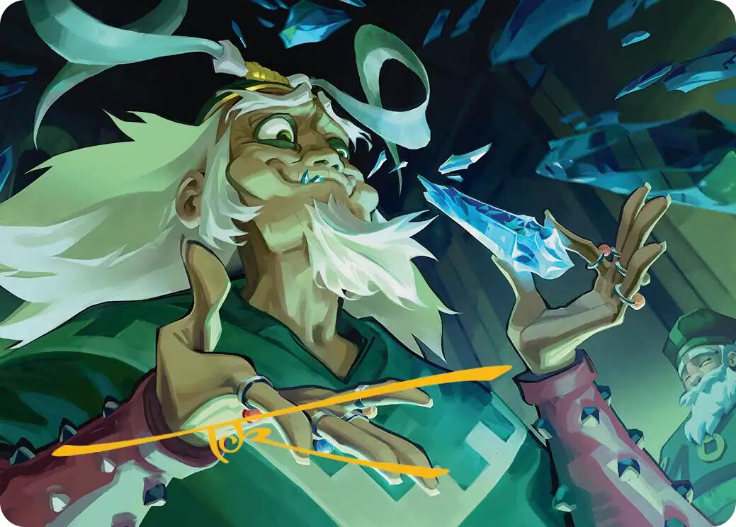 Bumi, King of Three Trials Art Card (Gold-Stamped Signature) [Avatar: The Last Airbender Art Series] | Spectrum Games