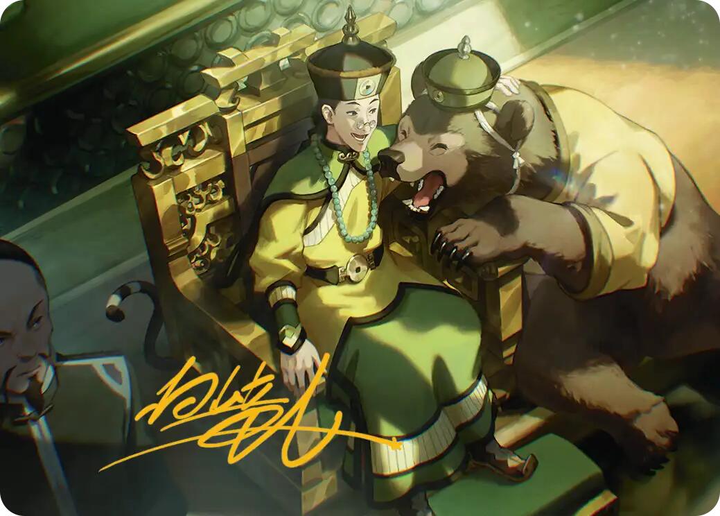 The Earth King Art Card (Gold-Stamped Signature) [Avatar: The Last Airbender Art Series] | Spectrum Games