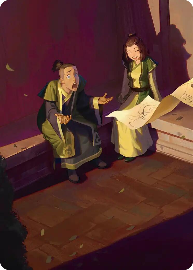 Sokka and Suki Art Card [Avatar: The Last Airbender Art Series] | Spectrum Games