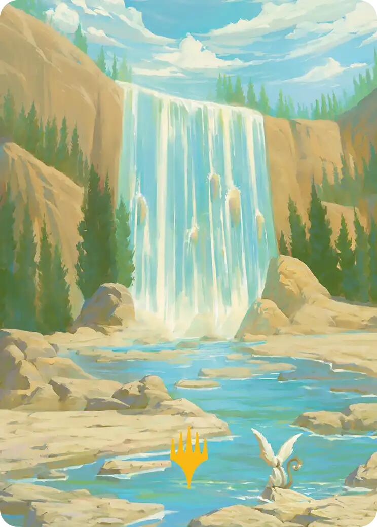 Island Art Card (Gold-Stamped Signature) [Avatar: The Last Airbender Art Series] | Spectrum Games