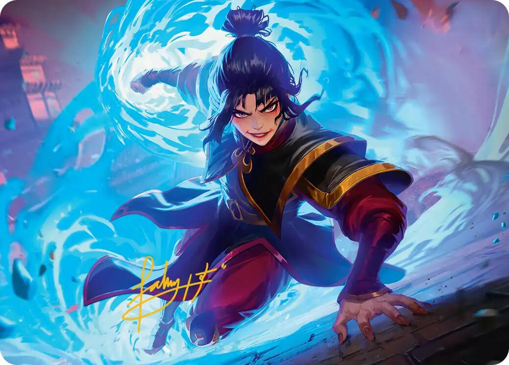 Fire Lord Azula Art Card (Gold-Stamped Signature) [Avatar: The Last Airbender Art Series] | Spectrum Games