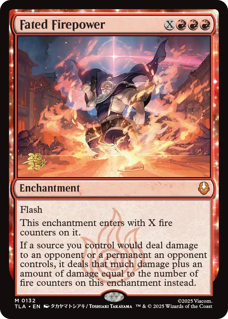 Fated Firepower [Avatar: The Last Airbender Prerelease Cards] | Spectrum Games