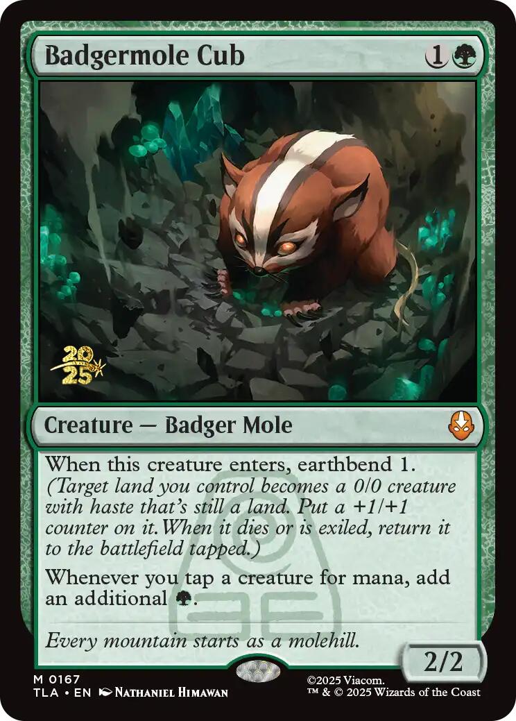 Badgermole Cub [Avatar: The Last Airbender Prerelease Cards] | Spectrum Games