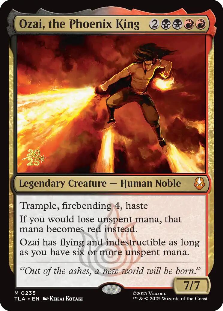 Ozai, the Phoenix King [Avatar: The Last Airbender Prerelease Cards] | Spectrum Games