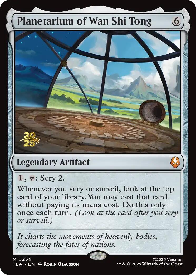 Planetarium of Wan Shi Tong [Avatar: The Last Airbender Prerelease Cards] | Spectrum Games