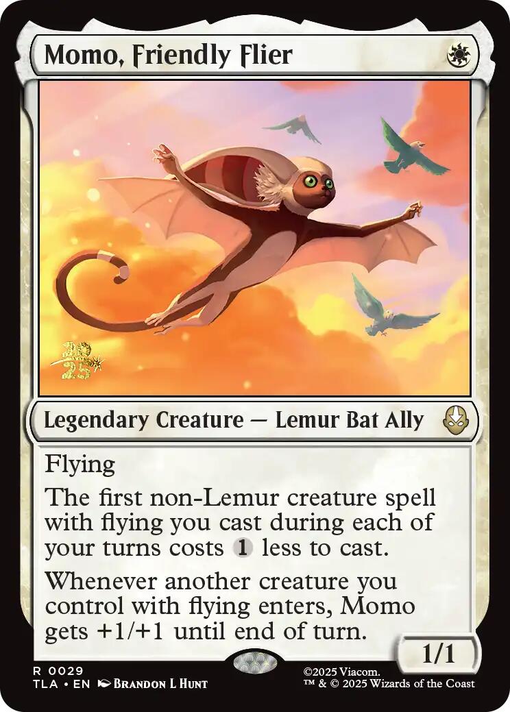 Momo, Friendly Flier [Avatar: The Last Airbender Prerelease Cards] | Spectrum Games