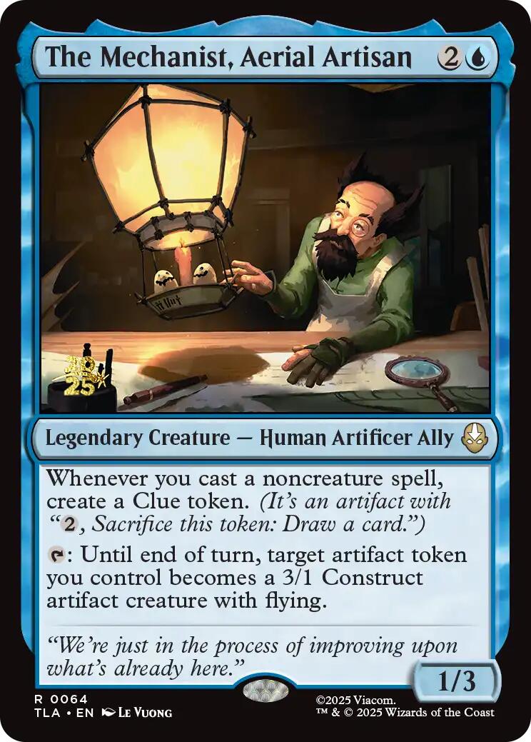 The Mechanist, Aerial Artisan [Avatar: The Last Airbender Prerelease Cards] | Spectrum Games