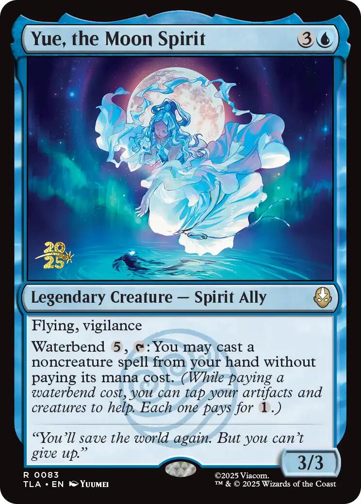 Yue, the Moon Spirit [Avatar: The Last Airbender Prerelease Cards] | Spectrum Games
