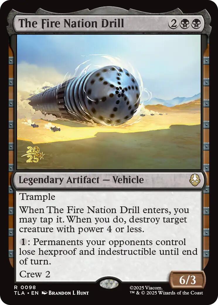 The Fire Nation Drill [Avatar: The Last Airbender Prerelease Cards] | Spectrum Games