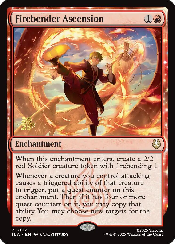 Firebender Ascension [Avatar: The Last Airbender Prerelease Cards] | Spectrum Games