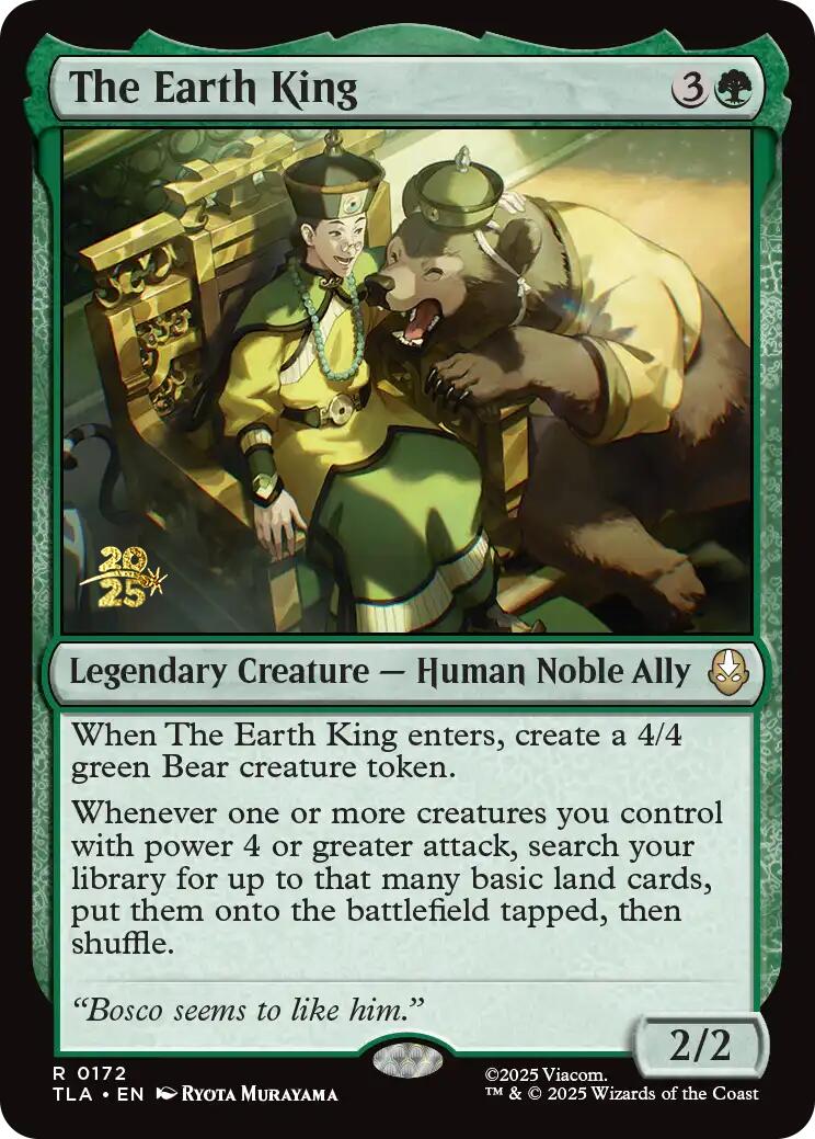 The Earth King [Avatar: The Last Airbender Prerelease Cards] | Spectrum Games