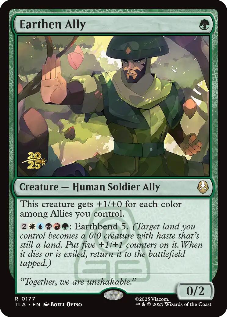Earthen Ally [Avatar: The Last Airbender Prerelease Cards] | Spectrum Games