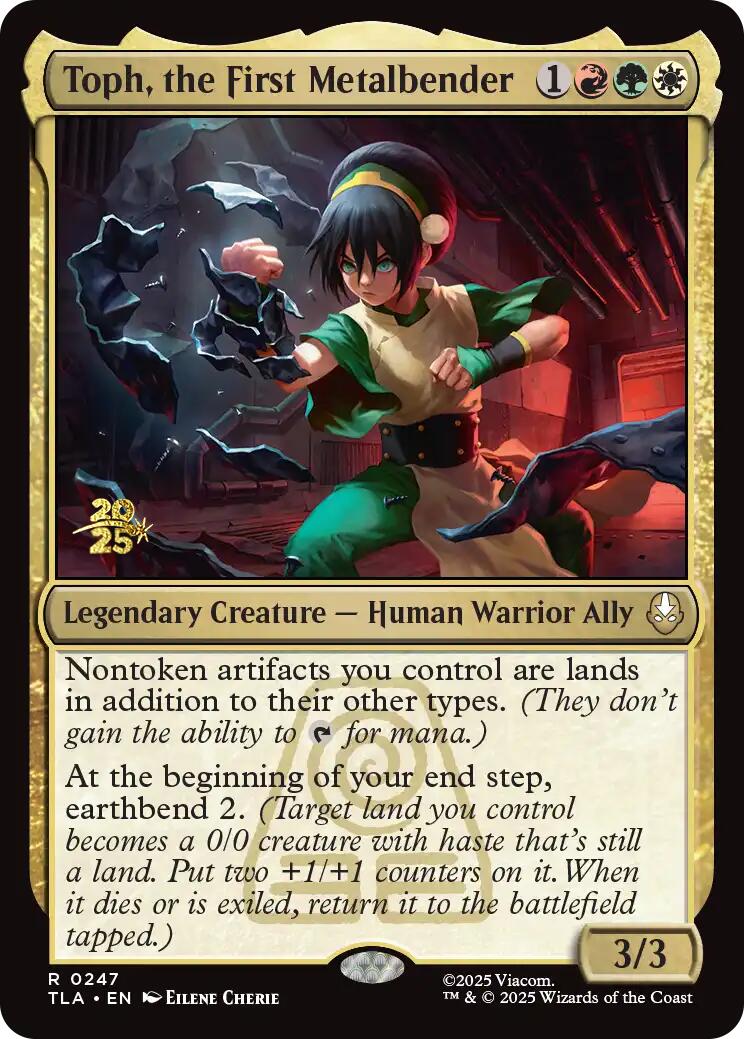 Toph, the First Metalbender [Avatar: The Last Airbender Prerelease Cards] | Spectrum Games
