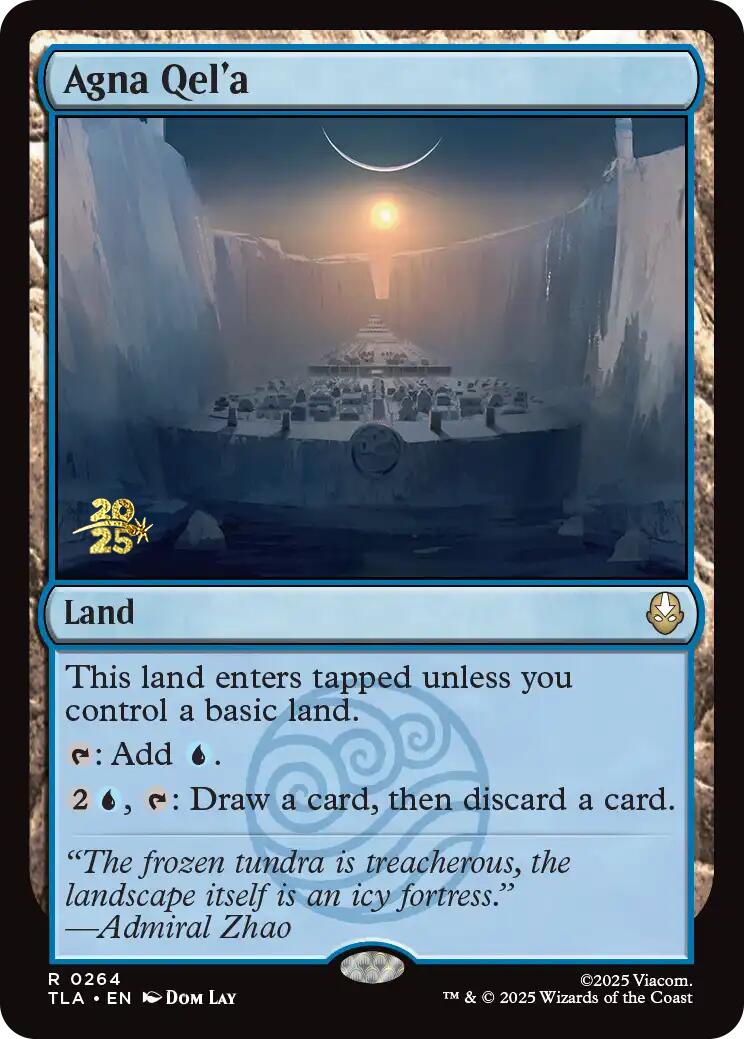 Agna Qel'a [Avatar: The Last Airbender Prerelease Cards] | Spectrum Games