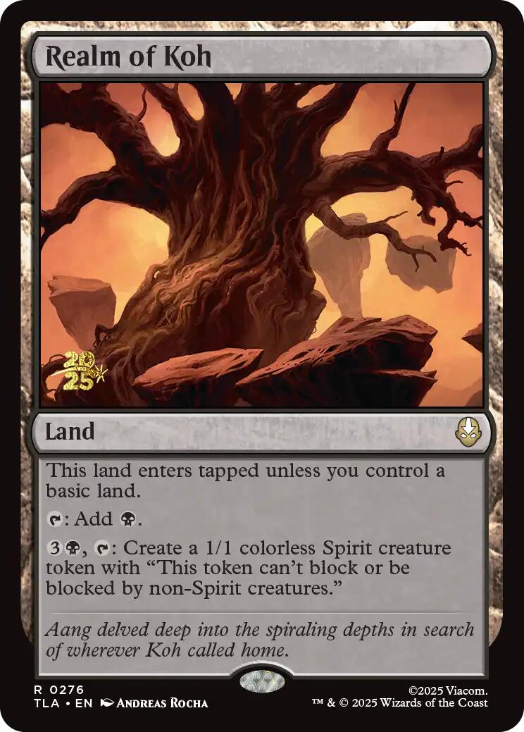 Realm of Koh [Avatar: The Last Airbender Prerelease Cards] | Spectrum Games