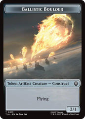 Ballistic Boulder // Soldier (0011) Double-Sided Token [Avatar: The Last Airbender Tokens] | Spectrum Games