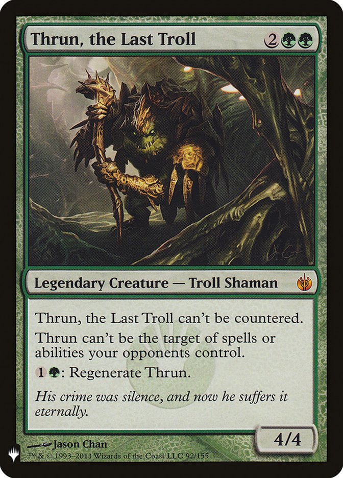 Thrun, the Last Troll [Mystery Booster] | Spectrum Games