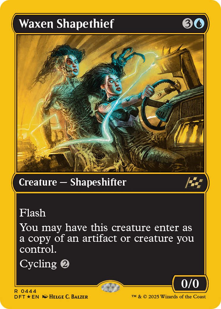 Waxen Shapethief (First-Place Foil) [Aetherdrift] | Spectrum Games