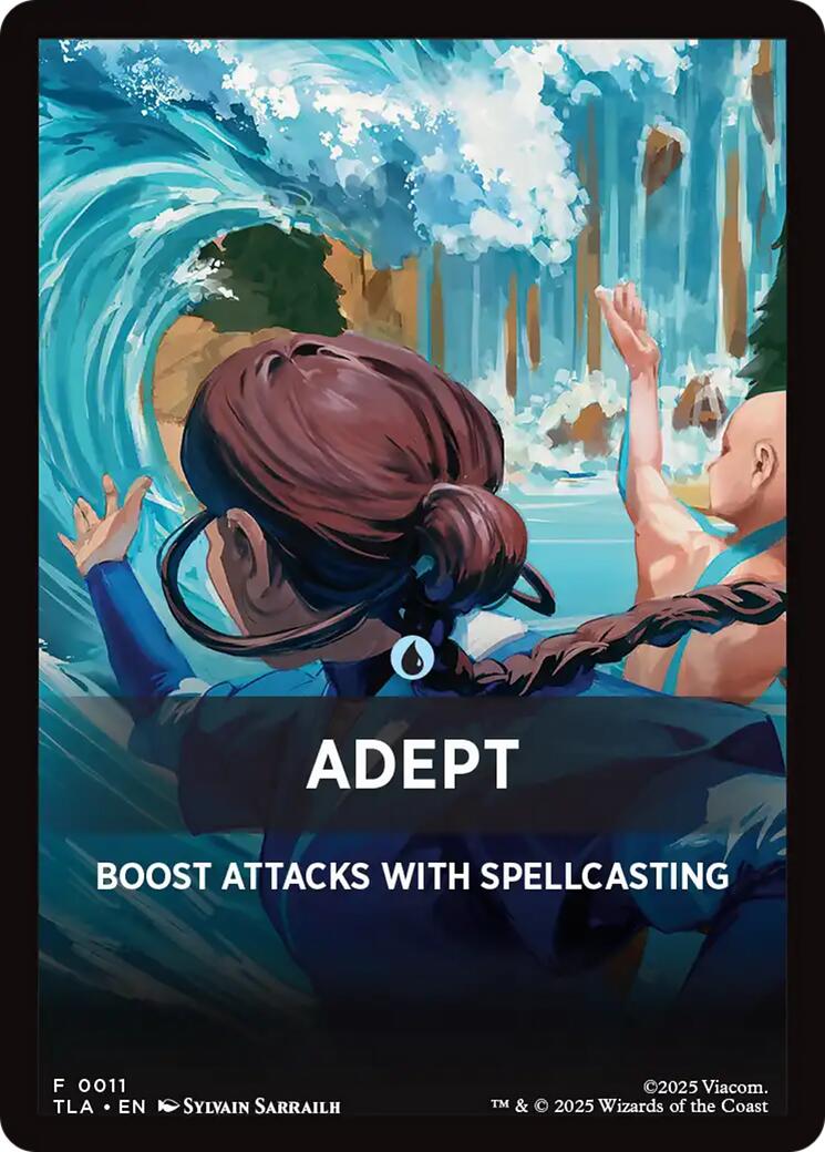 Adept Theme Card [Avatar: The Last Airbender Tokens] | Spectrum Games