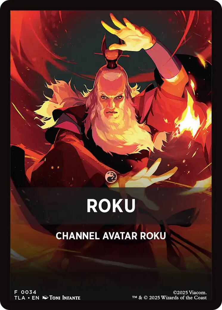 Roku Theme Card [Avatar: The Last Airbender Tokens] | Spectrum Games