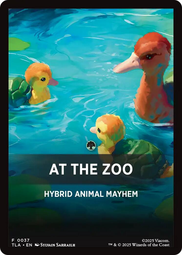 At The Zoo Theme Card [Avatar: The Last Airbender Tokens] | Spectrum Games
