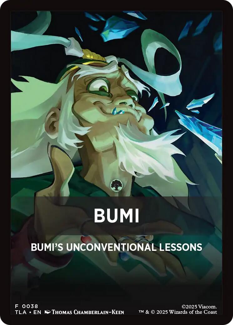 Bumi Theme Card [Avatar: The Last Airbender Tokens] | Spectrum Games