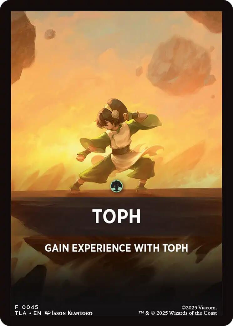 Toph Theme Card [Avatar: The Last Airbender Tokens] | Spectrum Games