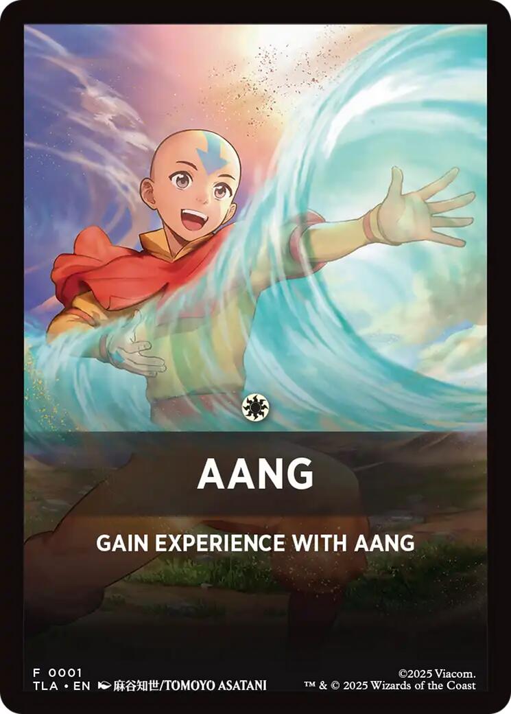 Aang Theme Card [Avatar: The Last Airbender Tokens] | Spectrum Games