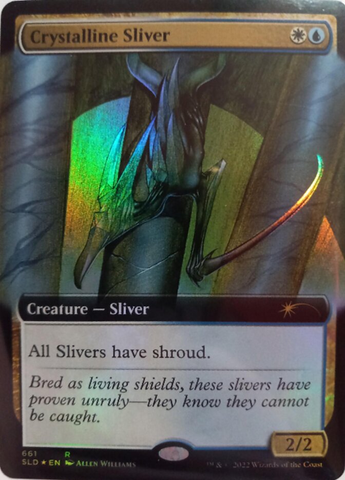 Crystalline Sliver (Extended Art) [Secret Lair Drop Promos] | Spectrum Games