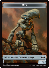 Snake // Myr Double-Sided Token [Tarkir: Dragonstorm Commander Tokens] | Spectrum Games