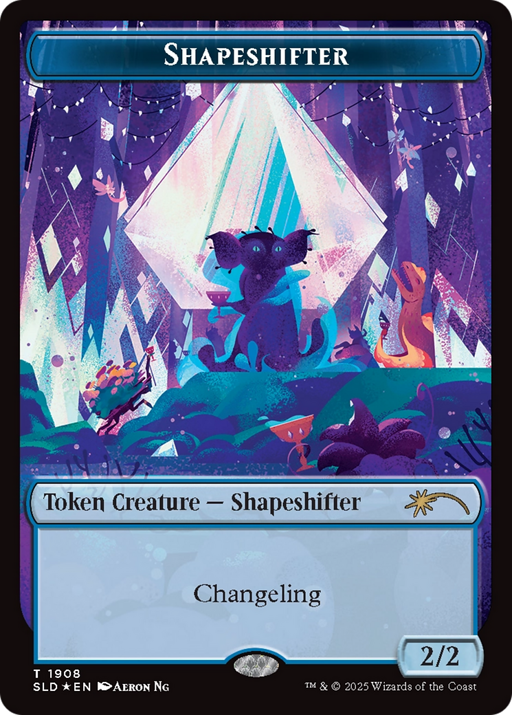 Shapeshifter Token (1908) (Double Rainbow Foil) [Secret Lair Drop Series] | Spectrum Games