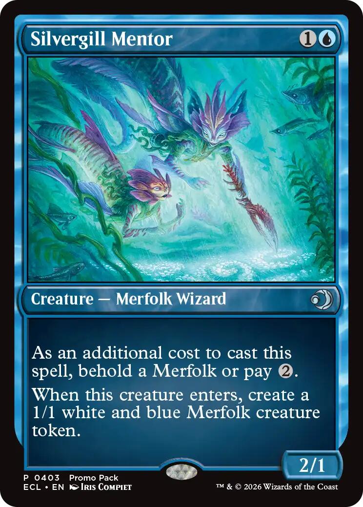 Silvergill Mentor [Lorwyn Eclipsed Promos] | Spectrum Games