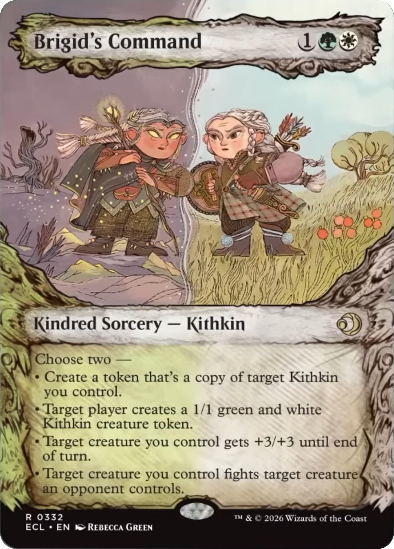 Brigid's Command (Showcase) [Lorwyn Eclipsed] | Spectrum Games