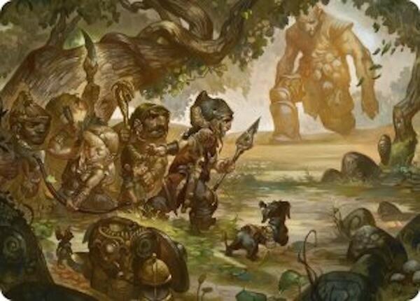 Protective Response Art Card [Lorwyn Eclipsed Art Series] | Spectrum Games