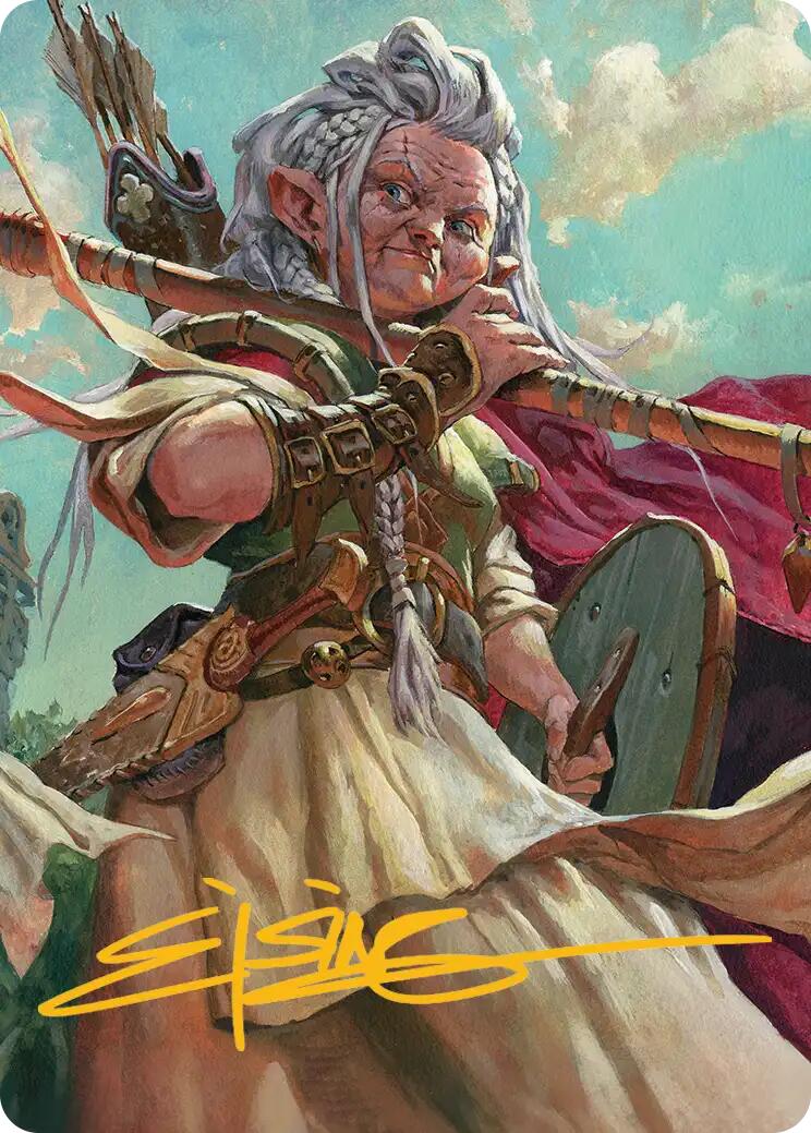Brigid, Clachan's Heart Art Card (Gold-Stamped Signature) [Lorwyn Eclipsed Art Series] | Spectrum Games