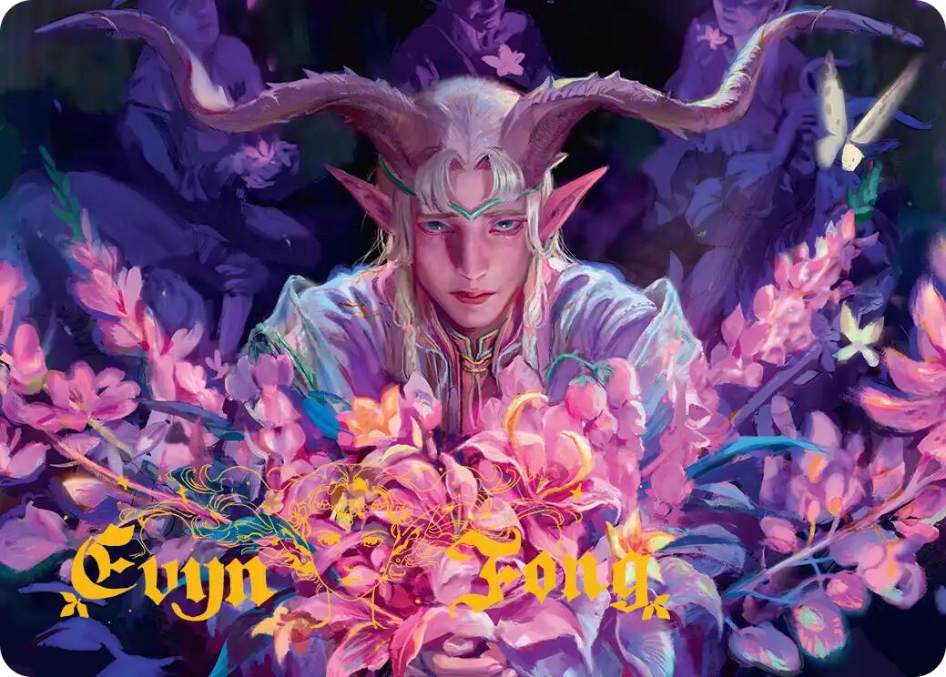 Dawnhand Eulogist Art Card (Gold-Stamped Signature) [Lorwyn Eclipsed Art Series] | Spectrum Games