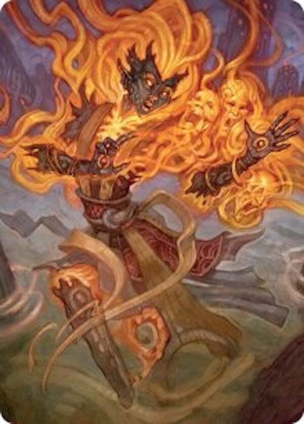 Ashling, Rekindled Art Card (33/54) [Lorwyn Eclipsed Art Series] | Spectrum Games