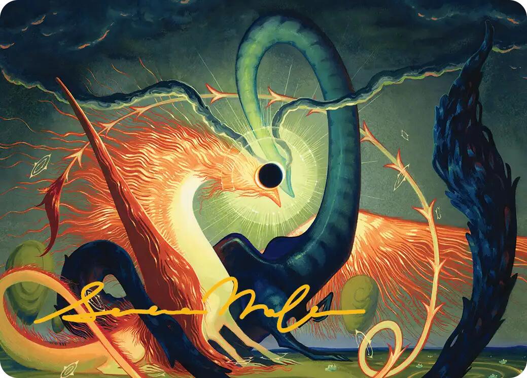 Celestial Reunion Art Card (42/54) (Gold-Stamped Signature) [Lorwyn Eclipsed Art Series] | Spectrum Games