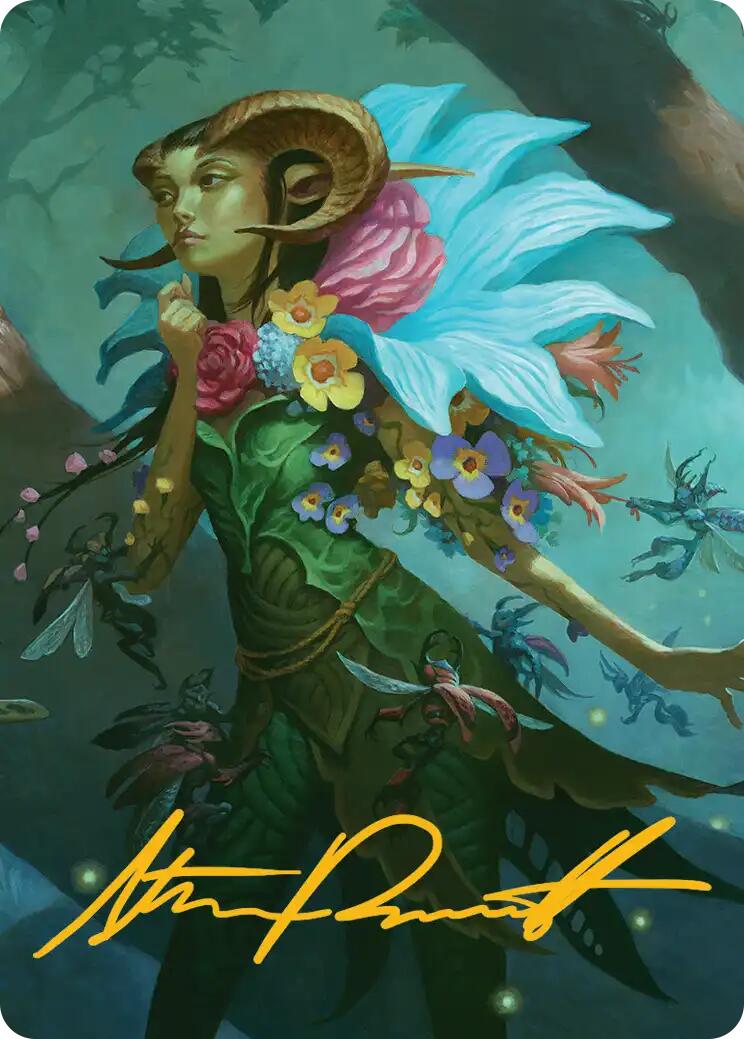 Maralen, Fae Ascendant Art Card (Gold-Stamped Signature) [Lorwyn Eclipsed Art Series] | Spectrum Games