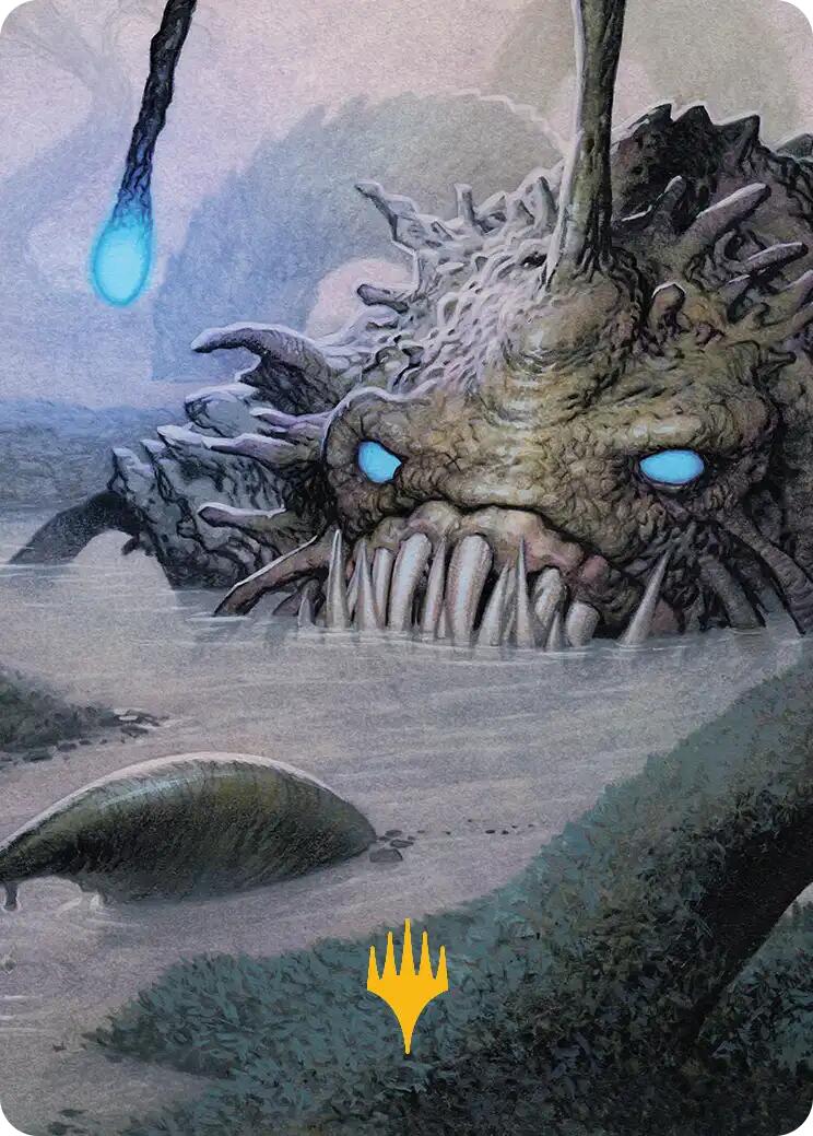 Deceit Art Card (Gold-Stamped Planeswalker Symbol) [Lorwyn Eclipsed Art Series] | Spectrum Games
