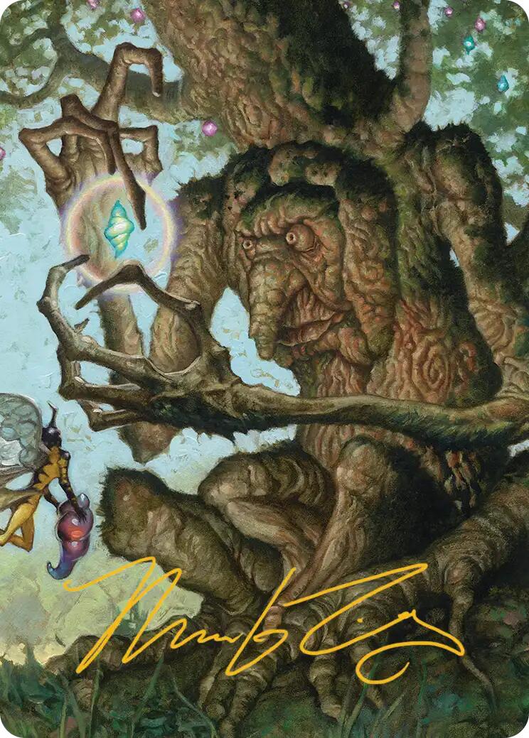 Faeburrow Elder Art Card (Gold-Stamped Signature) [Lorwyn Eclipsed Art Series] | Spectrum Games