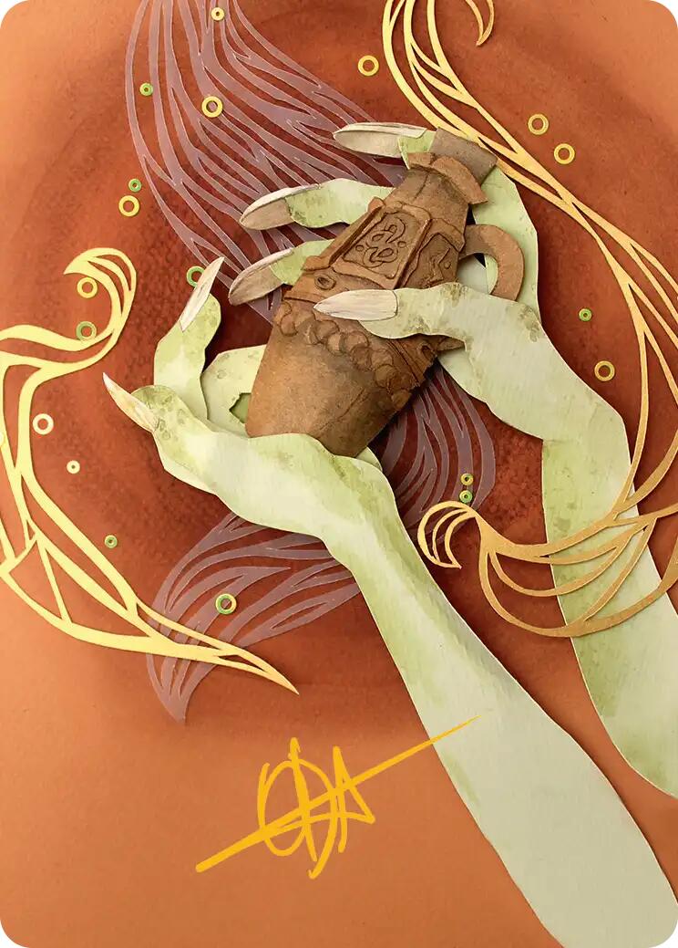 Thousand-Year Elixir Art Card (Gold-Stamped Signature) [Lorwyn Eclipsed Art Series] | Spectrum Games