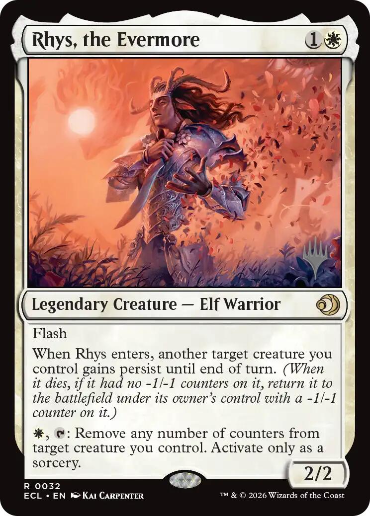 Rhys, the Evermore [Lorwyn Eclipsed Promos] | Spectrum Games