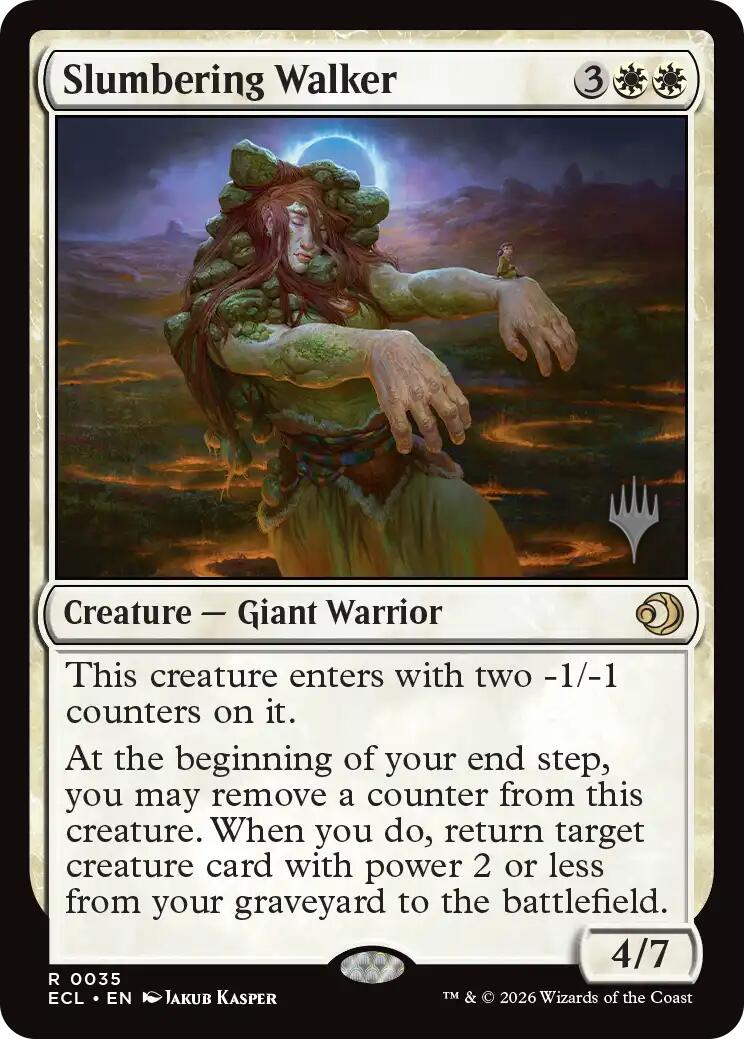 Slumbering Walker [Lorwyn Eclipsed Promos] | Spectrum Games