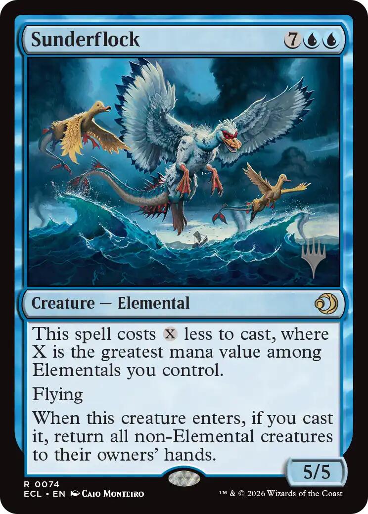 Sunderflock [Lorwyn Eclipsed Promos] | Spectrum Games