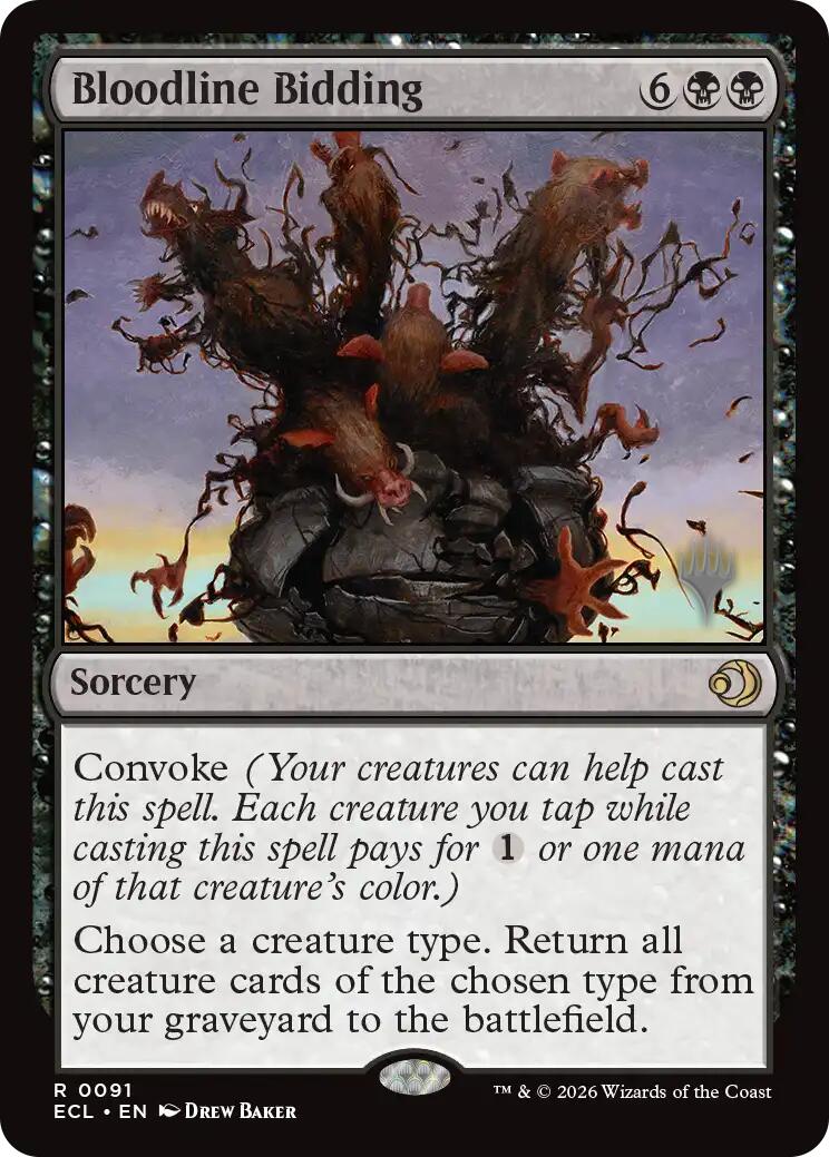 Bloodline Bidding [Lorwyn Eclipsed Promos] | Spectrum Games