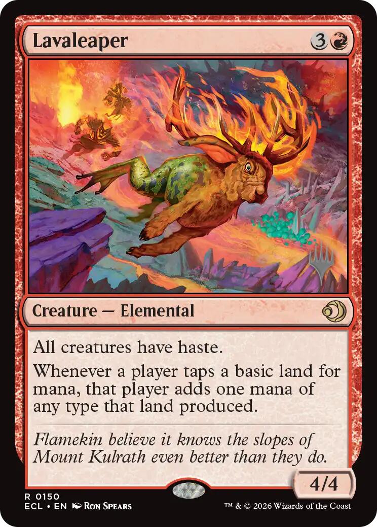 Lavaleaper [Lorwyn Eclipsed Promos] | Spectrum Games