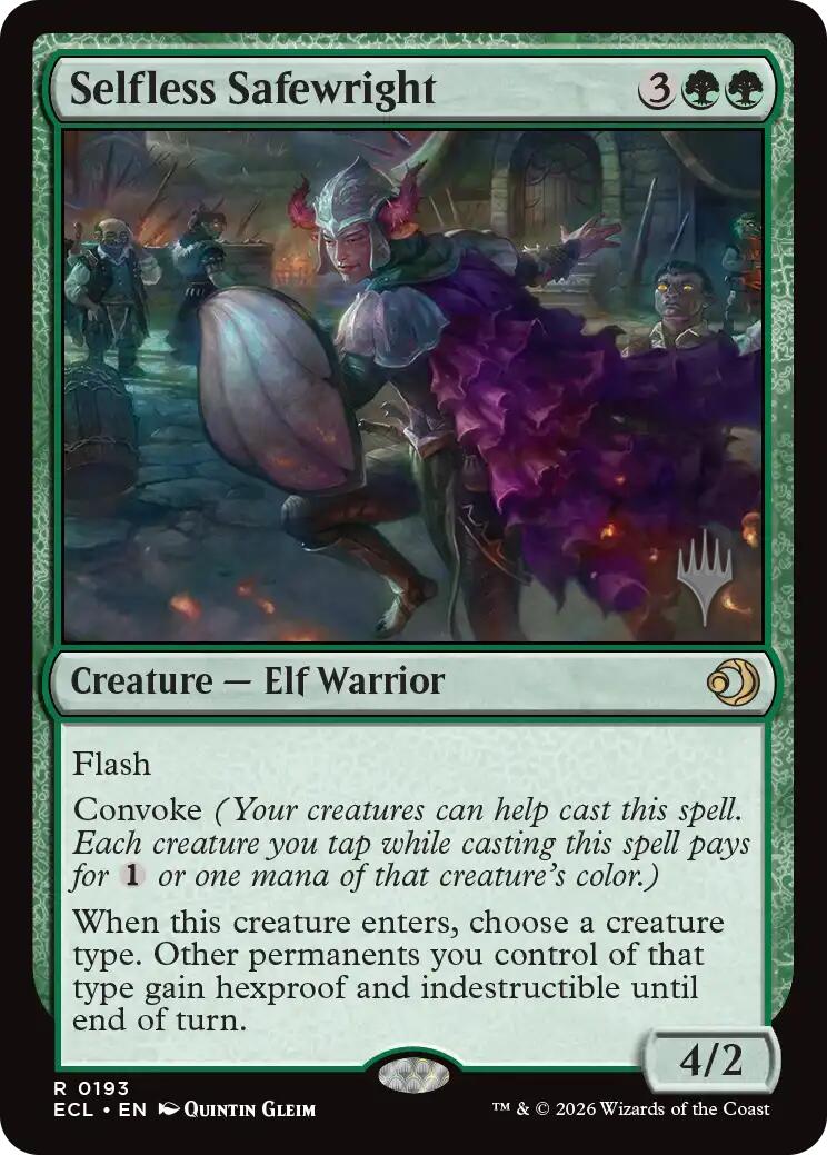Selfless Safewright [Lorwyn Eclipsed Promos] | Spectrum Games