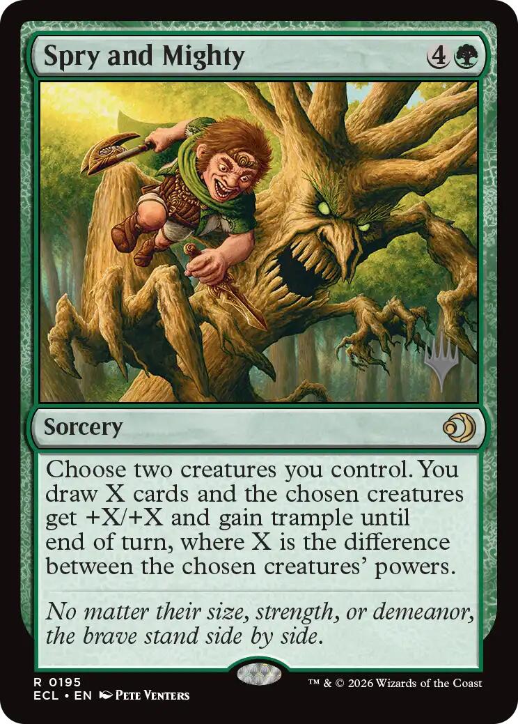 Spry and Mighty [Lorwyn Eclipsed Promos] | Spectrum Games