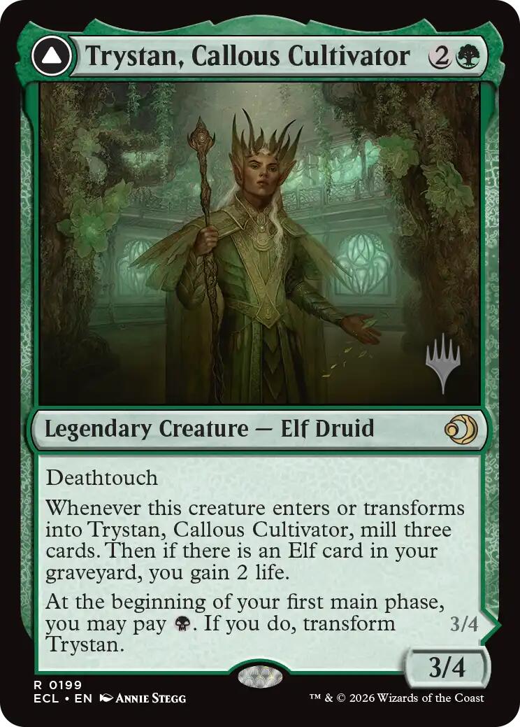 Trystan, Callous Cultivator [Lorwyn Eclipsed Promos] | Spectrum Games